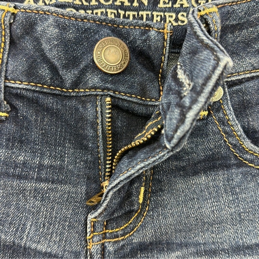 American Eagle Outfitters Stretch Whisker Raw Hem Shorts - Picture 2 of 7